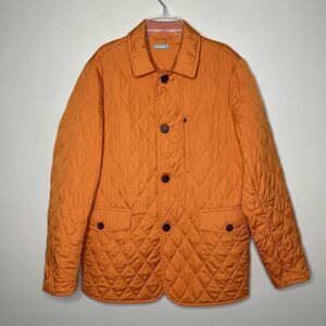 J McLAUGHLIN Quilted Jacket Womens Small S Button Front Pockets